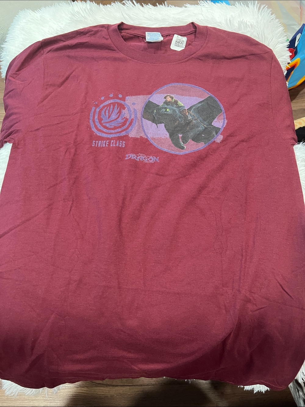 How to Train Your Dragon Maroon Graphic T‑Shirt
